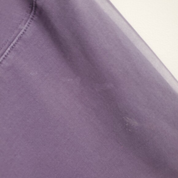 2XL Saks Fifth Avenue Madison Supply Purple Crewneck Utility Sweater Shirt Men - Picture 11 of 12